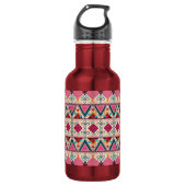 Boho Folk Art Waterfles (Voorkant)