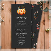 Boho Folk Citrouille Thanksgiving Diner Menu