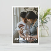 Boho Foto Bruiloft Save the Date Kaart (Staand voorkant)