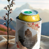 Boho Foto | Terracotta Bruiloft Save The Date Blikjeskoeler