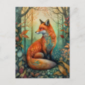 Boho Fox Briefkaart (Voorkant)