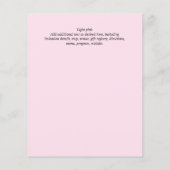 Boho FOX Bruiloftsuitnodiging met bosveren en bloe Flyer (Achterkant)