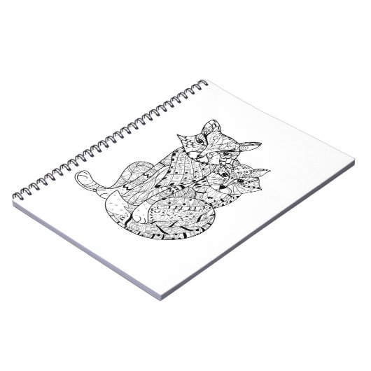 Boho Fox Doodle Notitieboek (Linkerzijde)