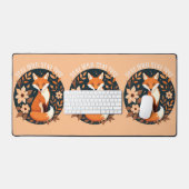 Boho Fox "Stay Wild, Stay Free" Woodland Design (Clavier et souris)