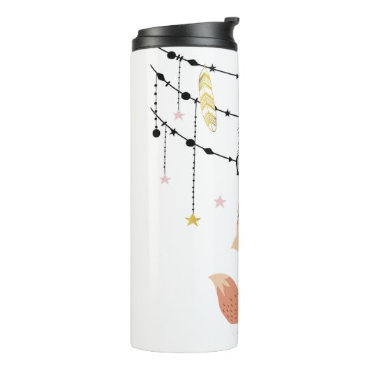 Boho Fox Thermosbeker (Gedraaid links)