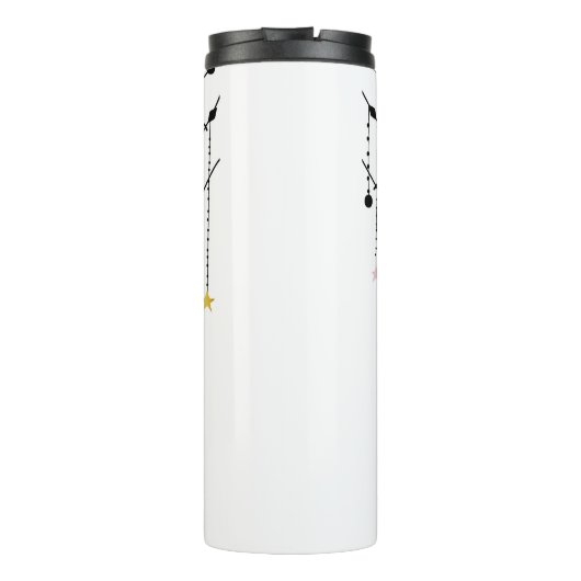 Boho Fox Thermosbeker (Achterkant)