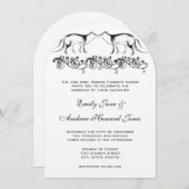  boho Fox Wedding Uitnodiging (Voorkant / Achterkant)