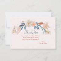 Boho Frame Bedankkaart