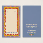 Boho Frame Oorbellen Ketting Sieraden Displaykaart Visitekaartje (Voorkant /achterkant)