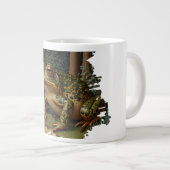 boho frog bos extra grote beker (Voorkant rechts)