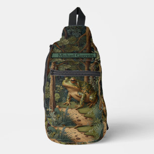 boho frog bos sling bag