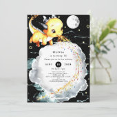 Boho Fun Dragon Verjaardag Kaart (Staand voorkant)