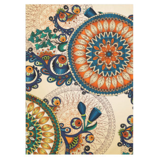 Boho Funky Trendy Retro Abstract Patroon Tafelkleed