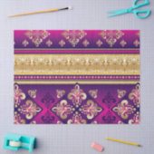 Boho Funky Trendy Retro Abstract Patroon Tissuepapier (Craft)