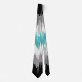 Boho Funky Wavy Abstracte Libramasculine Pride Vla Stropdas (Voorkant)