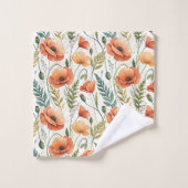Boho Garden of Beautiful Poppies (Gant de toilette)