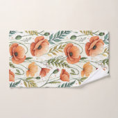 Boho Garden of Beautiful Poppies (Serviette à main)