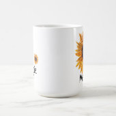 Boho GAUCHE conception tournesol Mug (Centre)