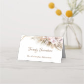 Boho Gedroogde Palm Pampas Grass Gold Arch Stoffig (Voorkant)