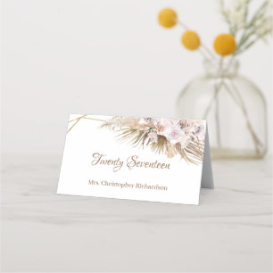 Boho Gedroogde Palm Pampas Grass Gold Arch Stoffig