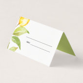 BOHO GEEL WATERVERF FOLIAGE OLIJFPLACE KAARTEN (Voorkant)