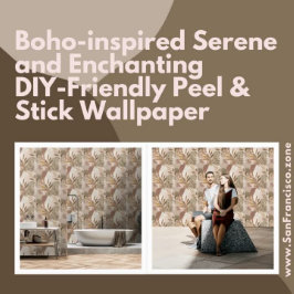 Boho-geïnspireerde Serene en betoverende Peel en S Behang