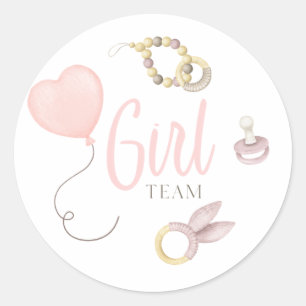 Boho Gender Team Girl onthullen Stickers