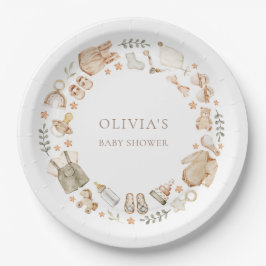 Boho Genderneutraal  Babykleding Douche Papieren Bordje