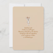 Boho Genre Neutral Nursery Baby shower Invitation (Dos)