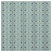 Boho Geometric Arrow Turquoise Pattern Stof (Swatch)