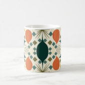 Boho Geometric Colorful Diamond Pattern Koffiemok (Center)