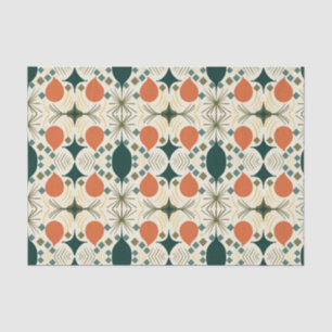 Boho Geometric Colorful Diamond Pattern Tissuepapier