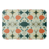 Boho Geometric Diamond Mint Pattern Badmat (Voorkant)