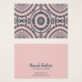 Boho Geometric Earring Ketting Jewelry Display Visitekaartje (Voorkant /achterkant)