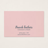 Boho Geometric Earring Ketting Jewelry Display Visitekaartje (Achterkant)