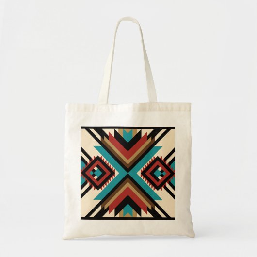 Boho Geometric Tote Bag (Voorkant)