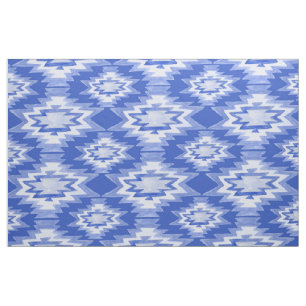 Boho Geometric Waterverf Pattern Stof