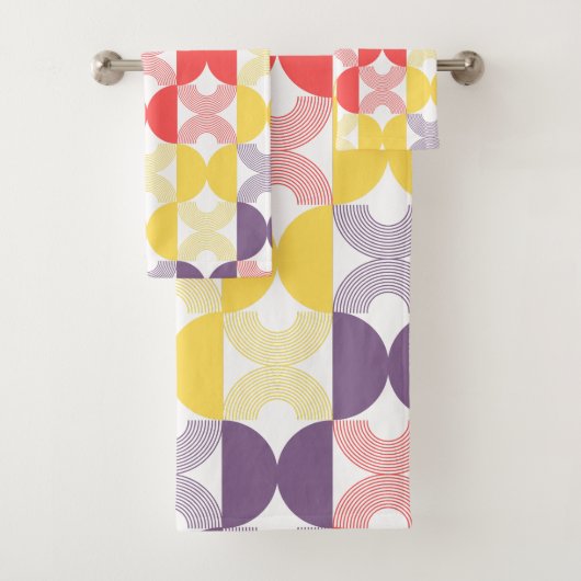 Boho géométrique moderne rétro les années 50 color (En situation)