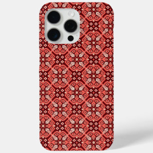  Boho geometrisch bloemenpatroon iPhone 15 Pro Max Hoesje