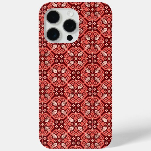  Boho geometrisch bloemenpatroon Case-Mate iPhone Case (Achterkant)