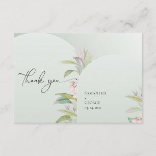 Boho geometrische boogvormig eucalyptus folia stof informatiekaartje