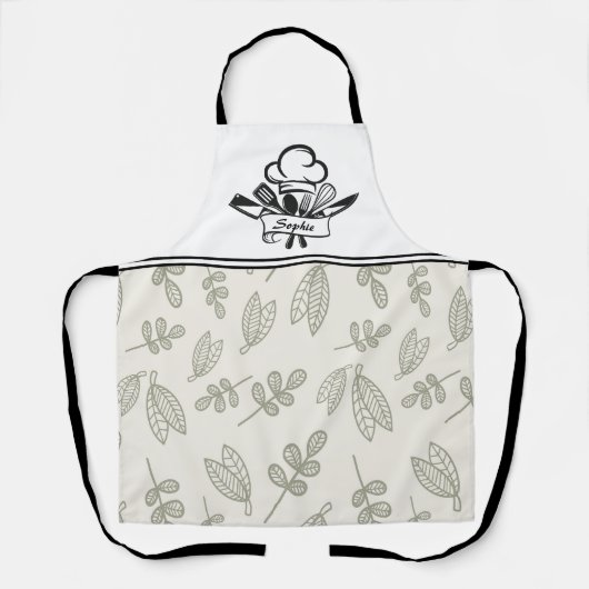Boho gepersonaliseerd Schort (Voorkant)