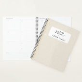 Boho gepersonaliseerde jaarplanner met aangepaste planner (Display)