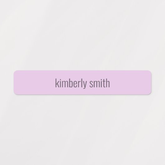 Boho Girl Nom de l'école Étiquettes (Design 1)