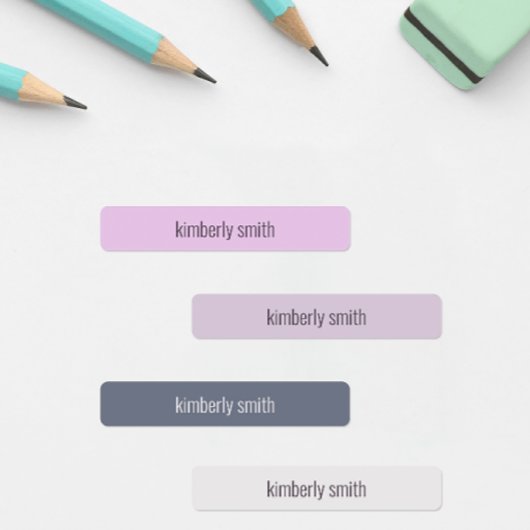 Boho Girl Nom de l'école Étiquettes