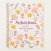Boho Girly Personalized Daily Planner (Voorkant)