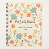 Boho Girly Personalized Daily Planner (Voorkant)