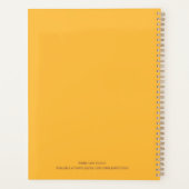 Boho Girly Personnalisé Daily Planner (Dos)