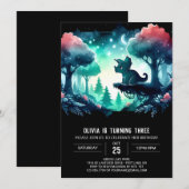 Boho Girly Triceratops Verjaardag Kaart (Voorkant / Achterkant)