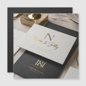 Boho Glam Faire-part de mariage (Devant / Derrière)